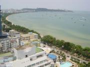 Condo for rent Pattaya Beach Rd., 1 bedrooms 1 bathrooms 45 sqm living area 21 floor 18,000 Baht per month